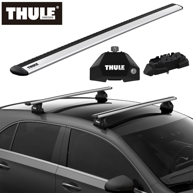 ̵THULE ꡼ 륻ǥ٥ A饹W177 2018 롼եꥢ 3å եå7107+󥰥СEVO7112+å7057 ١ꥢ ꥢ