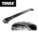 【送料無料※沖縄除く】THULE（スーリー） LEXUS RX用ベースキャリア（ウイングバー エッジ9582B） ルーフレール付き（パノラマルーフ車は不可） H21/1〜 GGL# カーキャリア