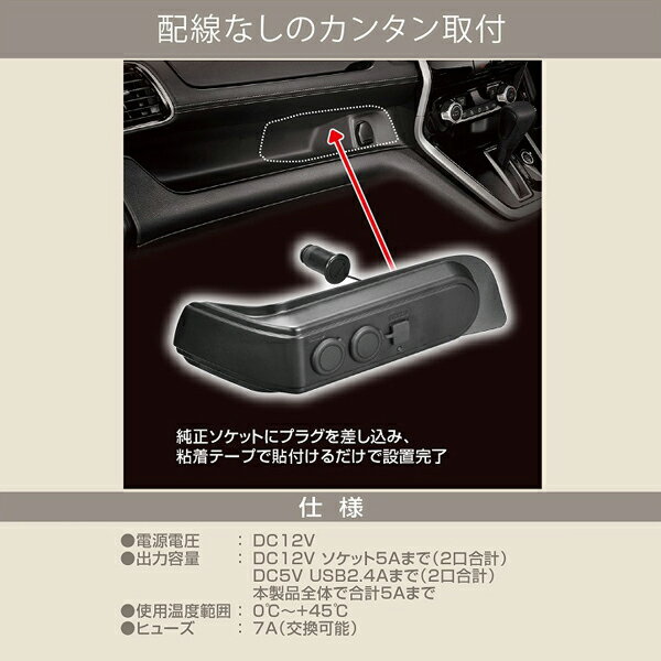 CARMATE（カーメイト）C27系セレナ専用 ゴミ箱NZ569& 増設電源ユニットNZ572 ダストボックス USB×2 スマートフォンの充電 DC12V【あす楽15時まで】【楽ギフ_包装】