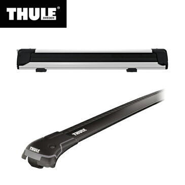 【送料無料※沖縄除く】THULE（スーリー） アテンザワゴン用ベースキャリア（ウイングバーエッジ9585B）+スキーキャリア スノーパック エクステンダー7325 ルーフレール付き GJ#