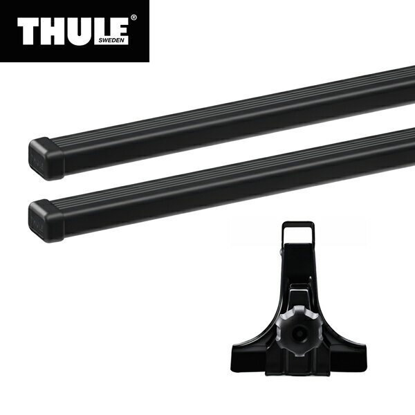 【送料無料】THULE（スーリー） ジムニー シエラ専用ベースキャリアセット（フット951 スクエアバー7124） H30/7～ JB74 カーキャリア ルーフキャリア