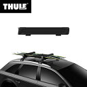 【送料無料※沖縄除く】Thule（スーリー） スキー板・スノーボード用キャリア SnowPack（スノーパック） ブラック 7324B TH7324B スキーキャリア 自動車用 車載 屋根 ルーフ 運搬 積載