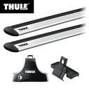 【送料無料※沖縄除く】THULE（スーリー） インプレッサG4（セダン H28/10〜 GK#）専用ベースキャリアセット フット754+ウイングバー EVO7114+キット1813 ルーフラック