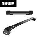 【送料無料※沖縄除く】THULE（スーリー） CX-5専用ベースキャリア（ウイングバーエッジ9595B+キット3069）+スキーキャリア スノーパック7324 50cm幅 H24/2〜H28/11 KE#