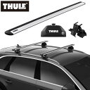 【送料無料】THULE（スーリー） LEXUS LX（ダイレクトルーフレール付き H27/9～ URJ201）専用ベースキャリアセット フット7106+ウイングバー EVO7113+キット6044