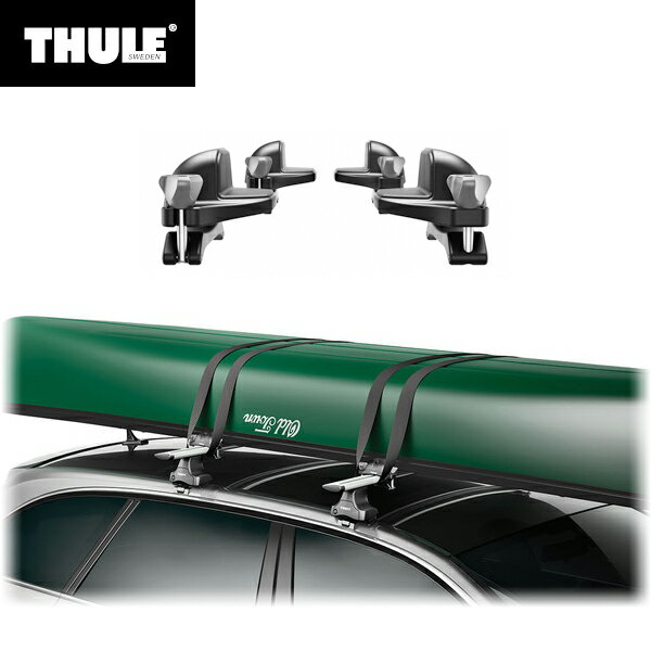 【送料無料】Thule（スーリー） カヌー用キャリア Portage（ポーテージ） 819 TH819 自動車用 ルーフキャリア カーキャリア ストラップ ベルト ロープ 車載 積載 固定 運搬