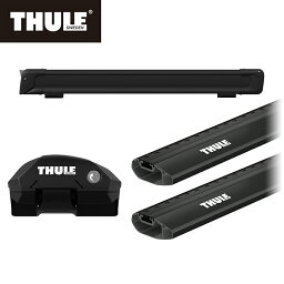 【送料無料】THULE スーリー フォレスター SJ5(ルーフレール付き) ベースキャリア&スキーキャリアセット フット7204+ウイングバーエッジ7213B×2本+スノーパック7326B ルーフキャリア カーキャリア ルーフラック スノーボードキャリア