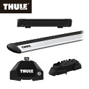 【送料無料】THULE スーリー カローラクロス(ダイレクトルーフレール) ベースキャリア&スキーキャリアセット フット7107+ウイングバーEVO7112+キット7101+スノーパック7324B ルーフキャリア カーキャリア ルーフラック スノーボードキャリア カスタム パーツ アクセサリー