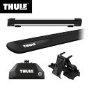 【送料無料】THULE（スーリー） CX-8専用ベースキャリア（フット7106 ウイングバー EVO7112B キット6090） スキーキャリア スノーパック7326 H29/12～ KG2P