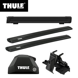 【送料無料】THULE（スーリー） BMW X5専用ベースキャリア（フット7206+ウイングバーエッジ 7215B/7214B+キット6007）+スキーキャリア スノーパック7326B F15 2013～2018