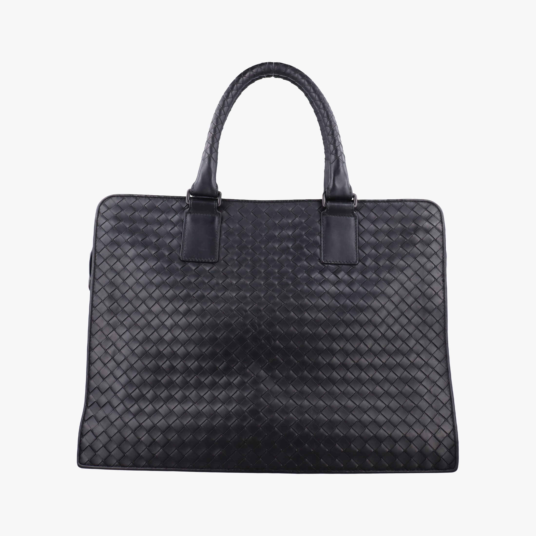 【限定8%OFF】ボッテガヴェネタBottega Venetaイントレチャート ブラック ラムスキン B00365177W