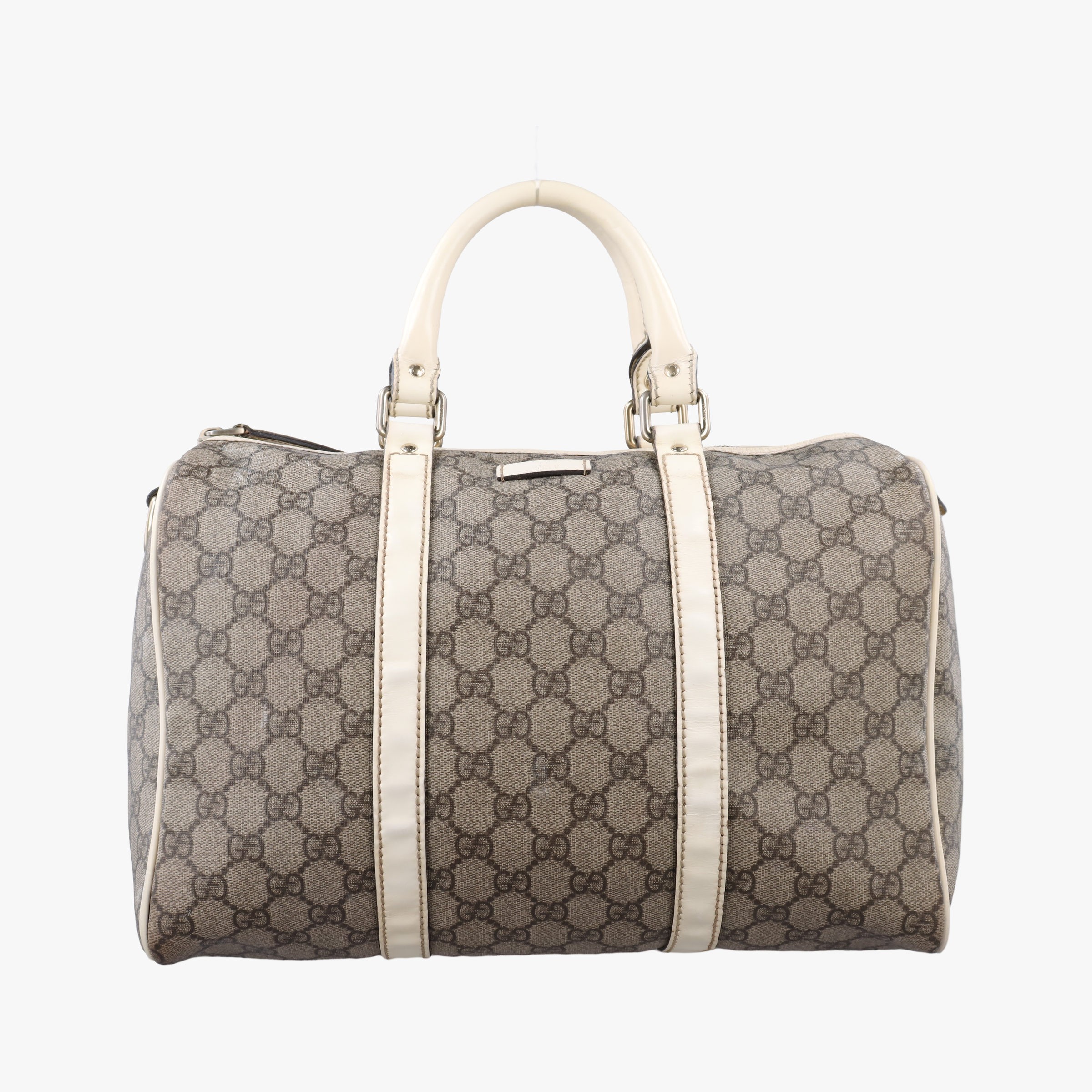 【中古】グッチGucciGGプラス ジョイ GGスプリーム ベージュ×ホワイト PVCコーティングキャンバス×レザー 193603 A6915278