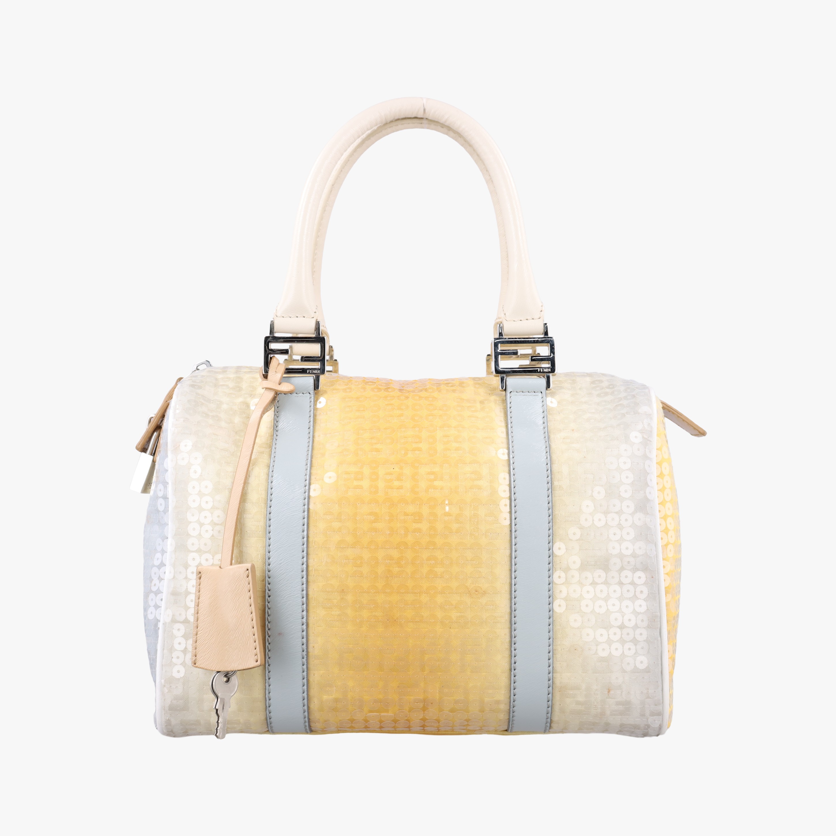 乐天商城 - 【中古】フェンディFendiスパンコールイエローグラデーション マルチカラー スパンコール 8BL068 2305/8BL068/AN9/098