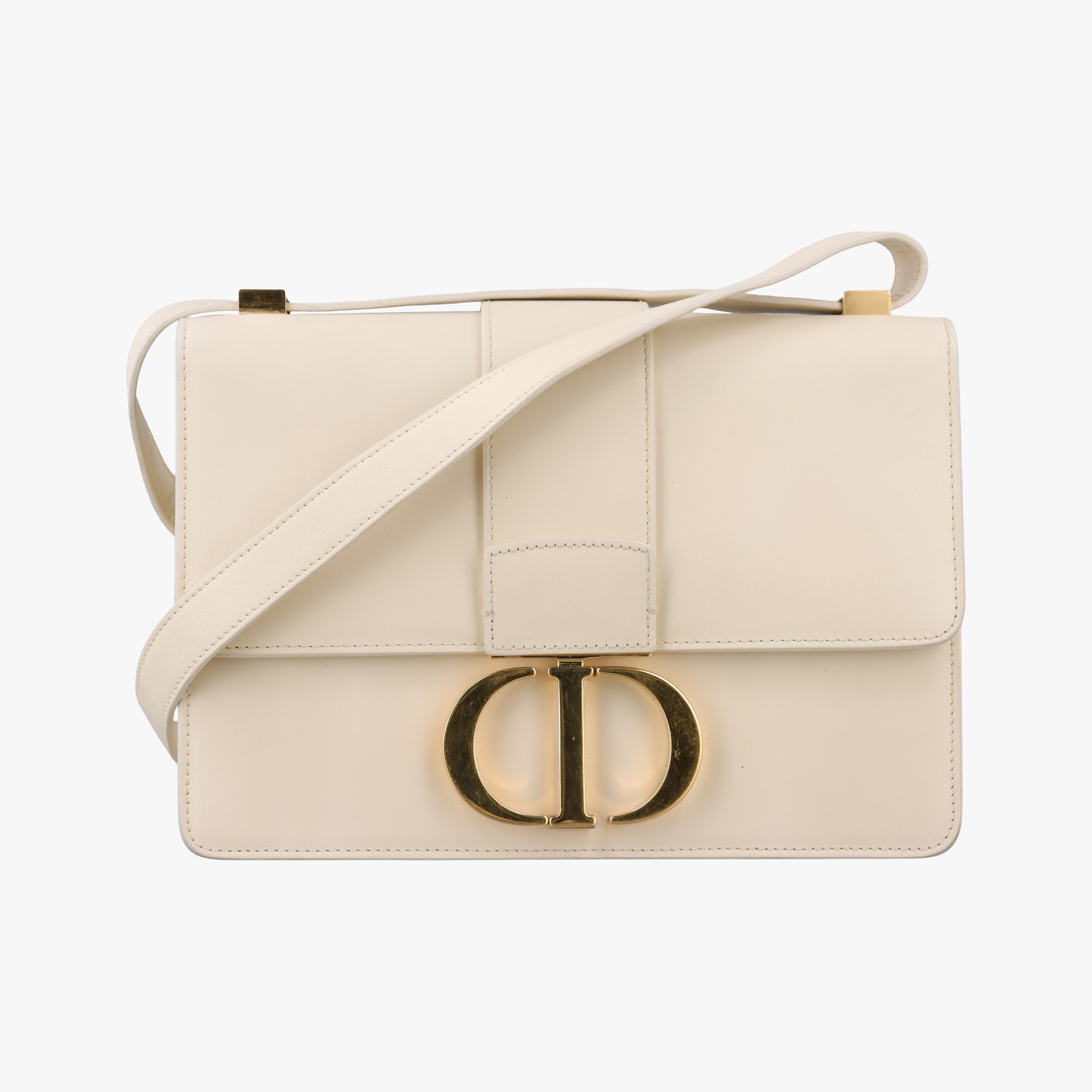 Rakuten - 【中古】クリスチャンディオールChristian Dior30モンテーニュ ホワイト レザー 29-MA-1109