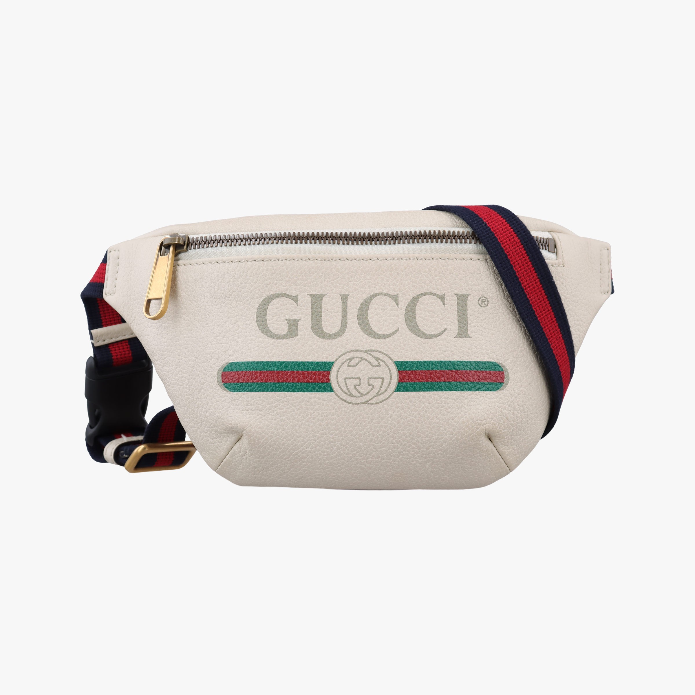 乐天商城 - 【中古】グッチGucciグッチプリント ホワイト レザー 527792 B031006660