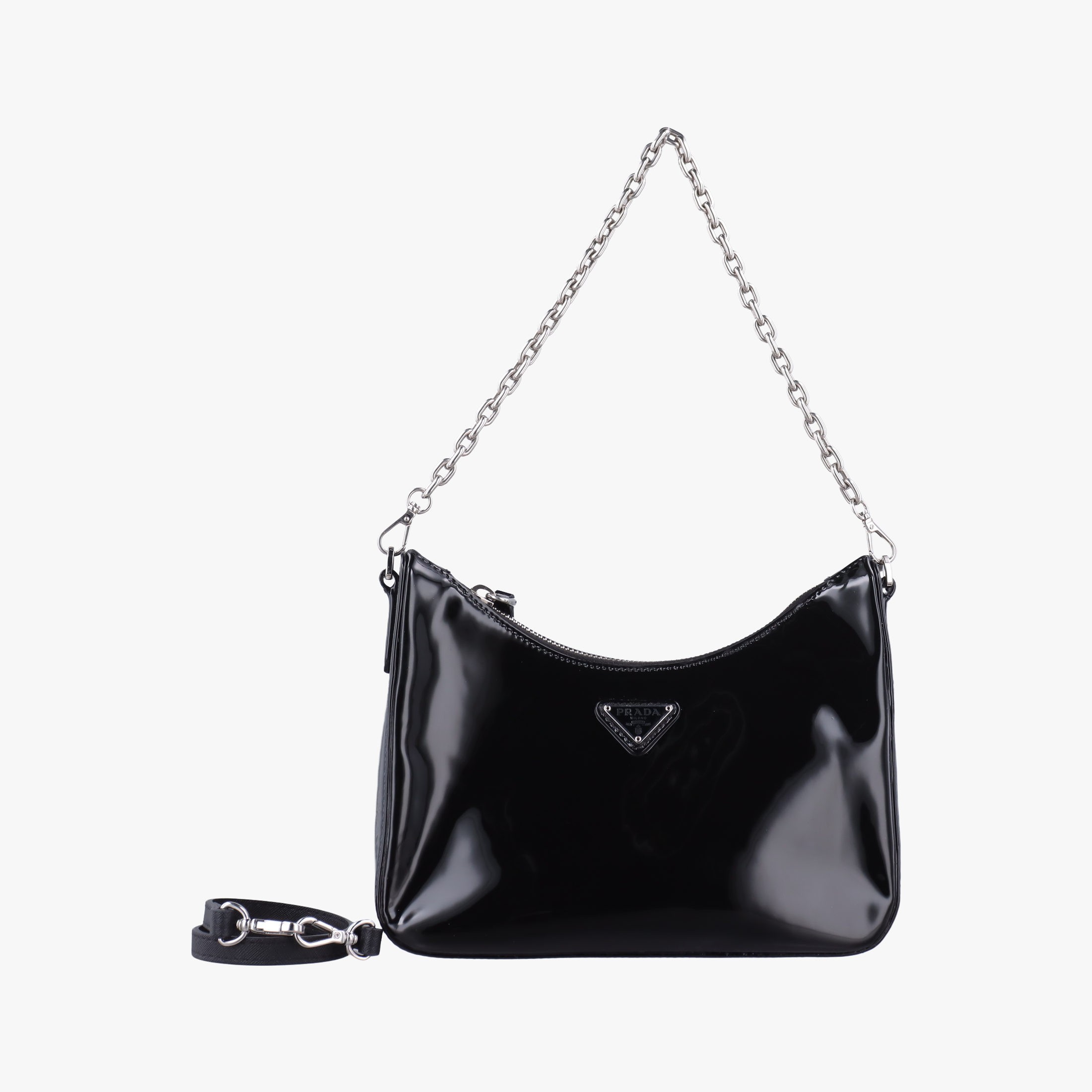 【中古】プラダPradaリ エディション ブラック パテントレザー 7/D stylenewstar-10016425 STYLE NEW STAR パッケージ画像