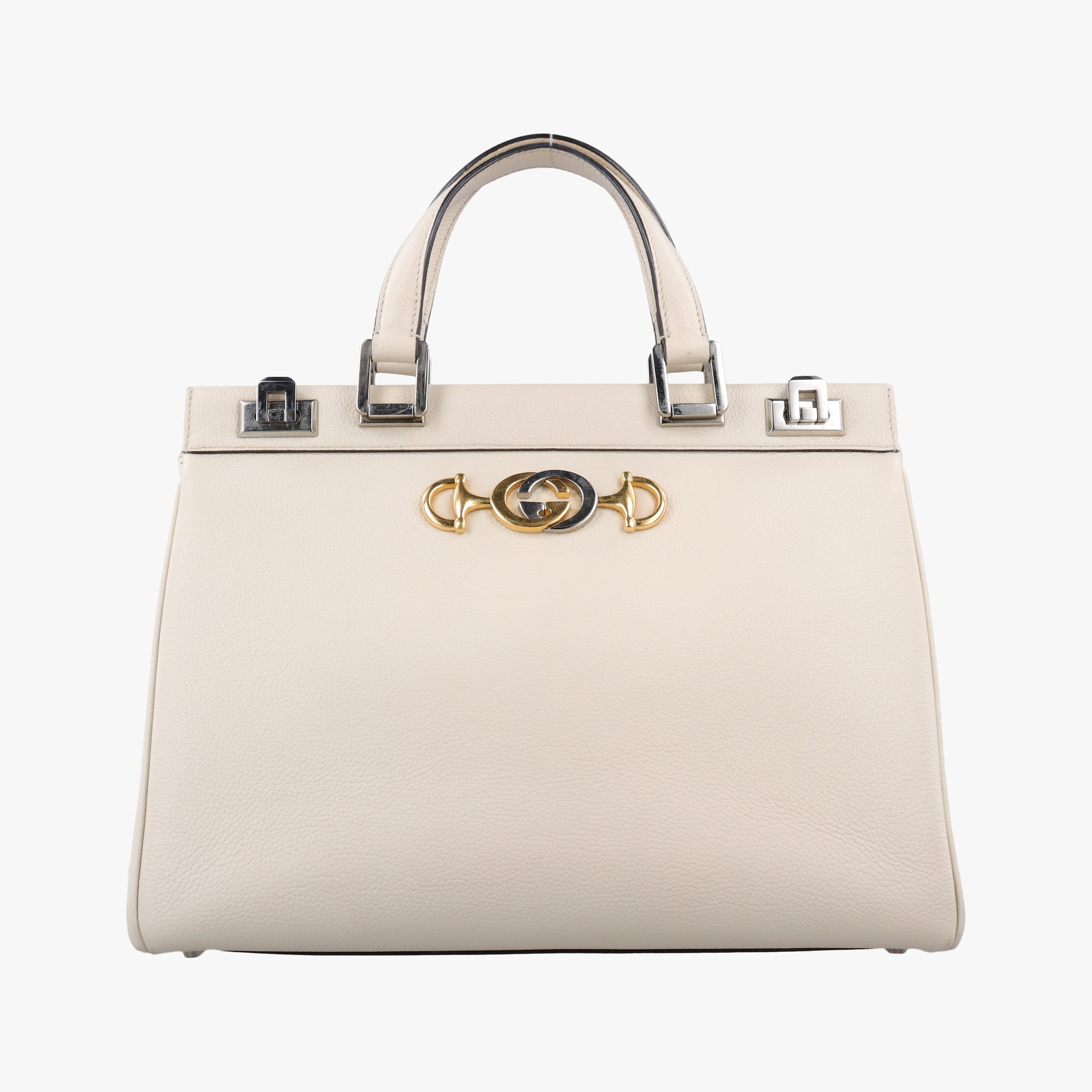 Rakuten - 【中古】グッチGucciズゥミ ホワイト レザー 564714 D028294404