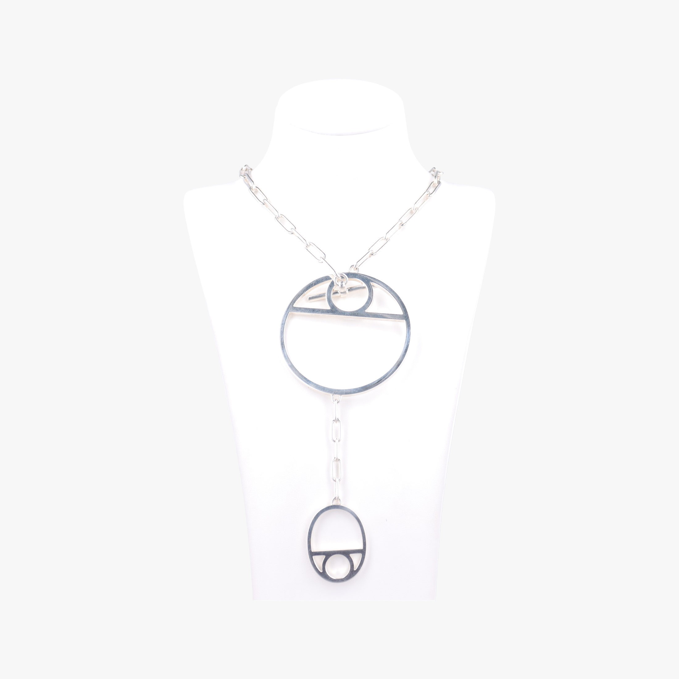 エルメス　ジャンヌダルク　2枚セット HERMES - 【美品】HERMES シェーヌダンクル ネックレス MM の通販 by