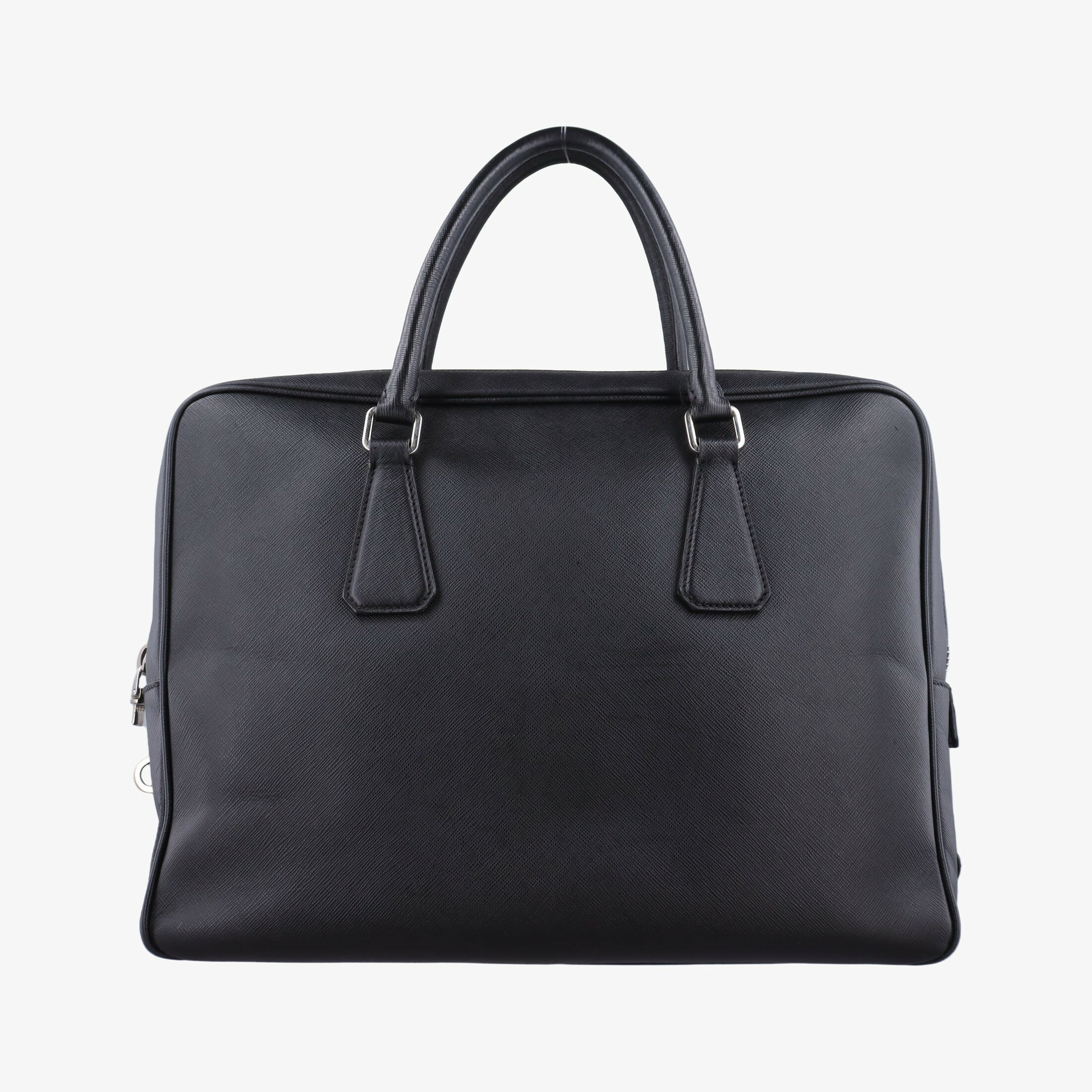 Rakuten - 【中古】プラダPradaビジネスバッグ ブリーフケース ブラック サフィアーノレザー 2VE363 38
