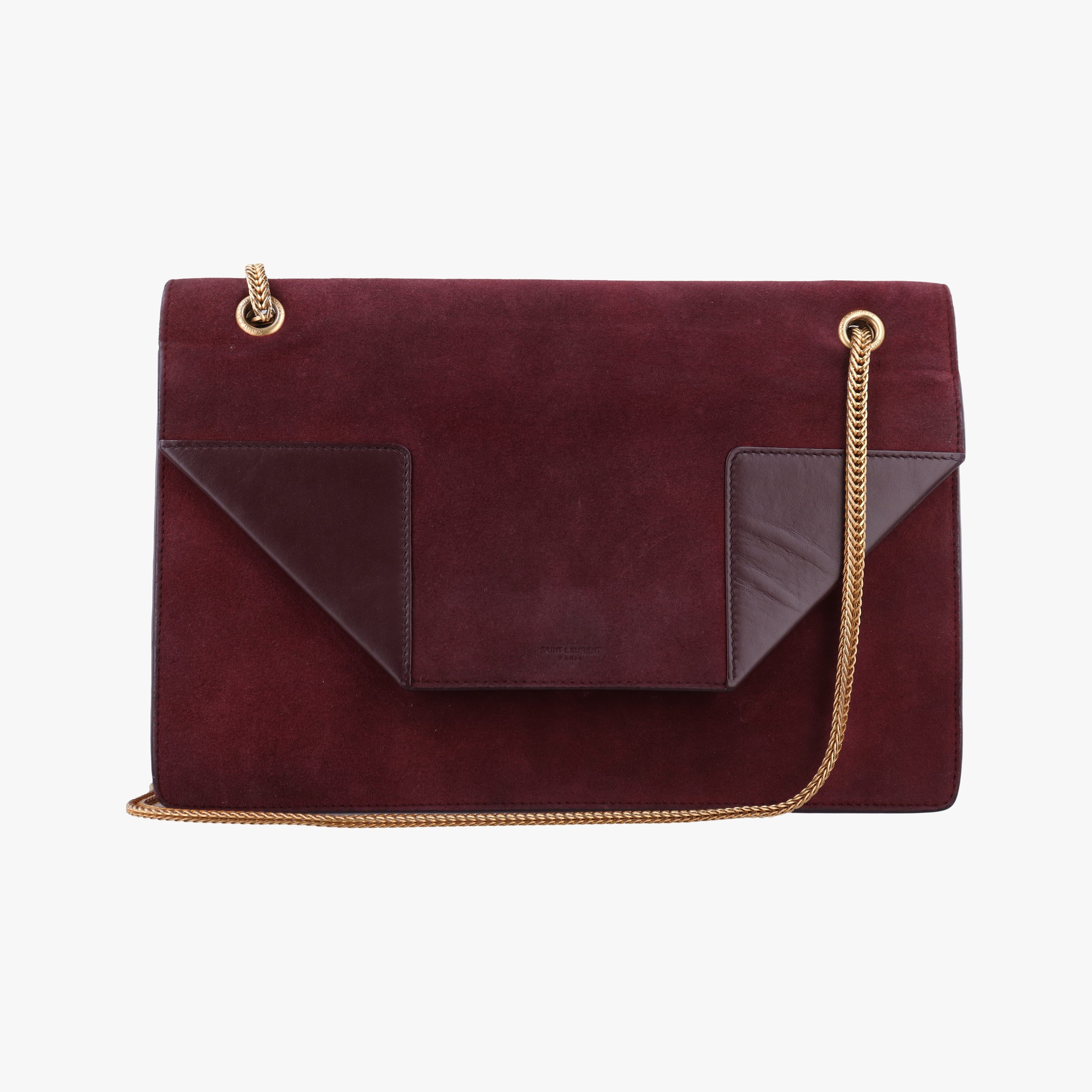 Yves Saint Laurent - 【中古】イヴサンローランYves Saint Laurentベティ ワインレッド スエード×レザー 314515 314515.000926