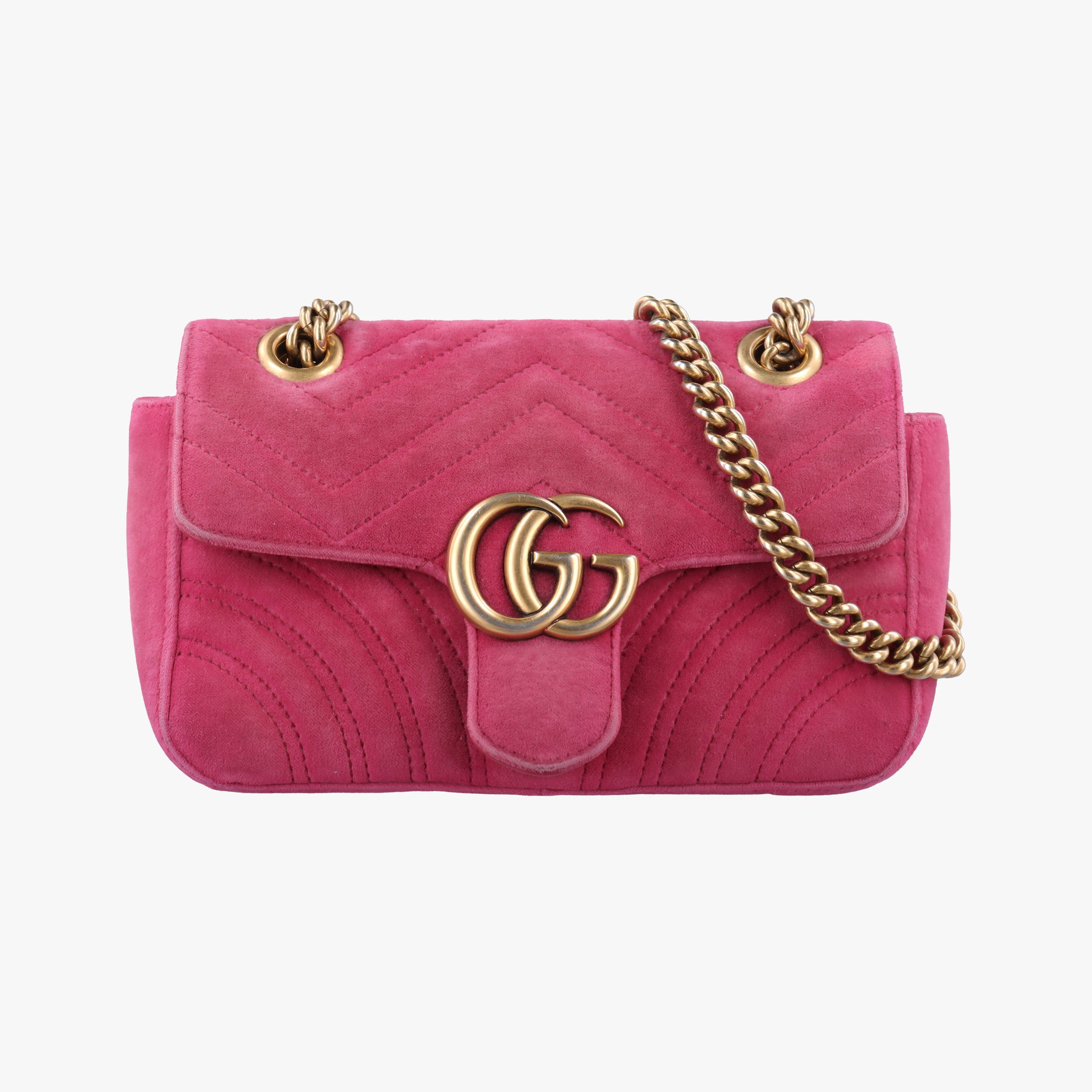 グッチGucciGGマーモント ピンク ベロア 446744 A021967262