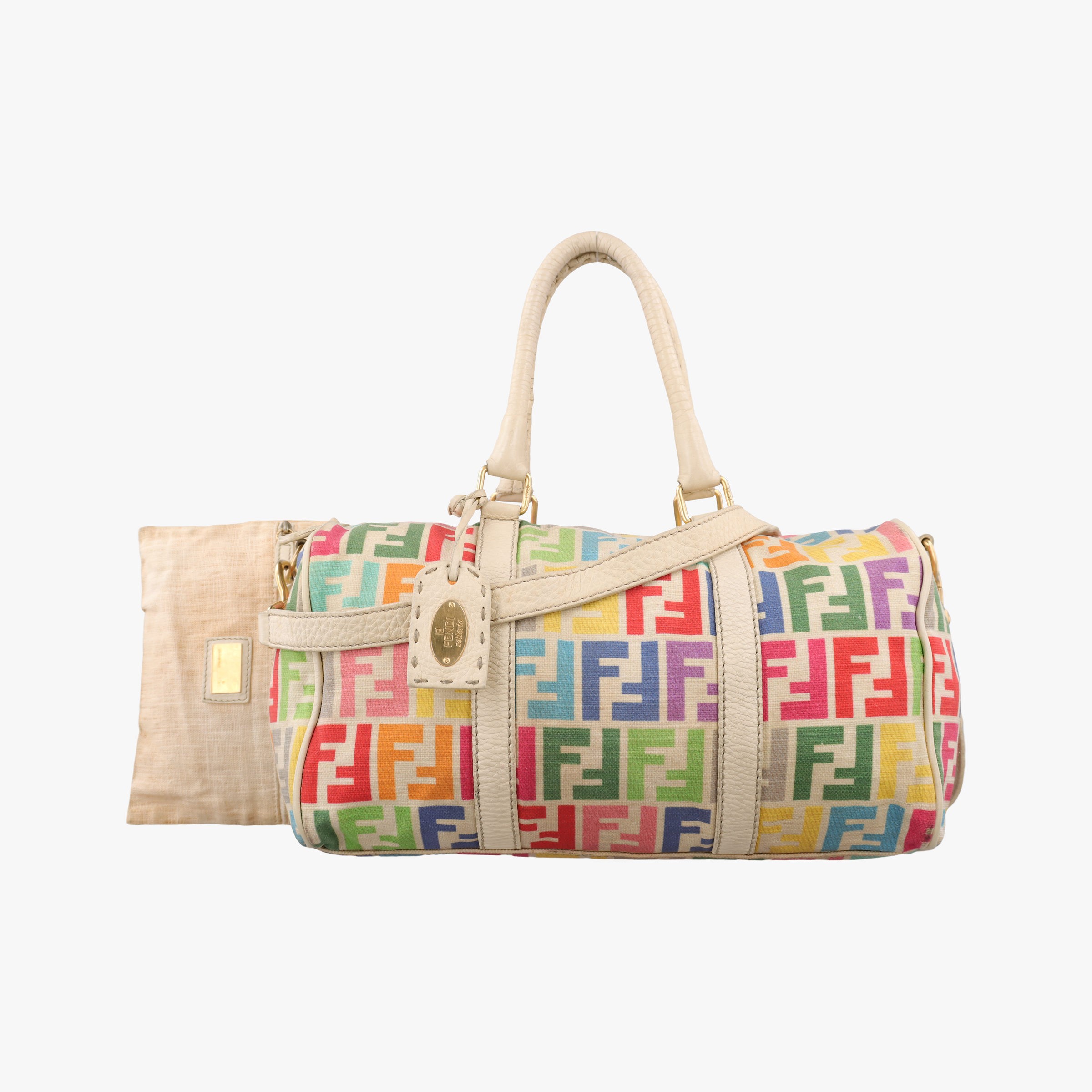 FENDI - 【中古】フェンディFendiヴィンテージズッカ マルチカラー キャンバス 8BL108 2305/8BL108/GCP/118