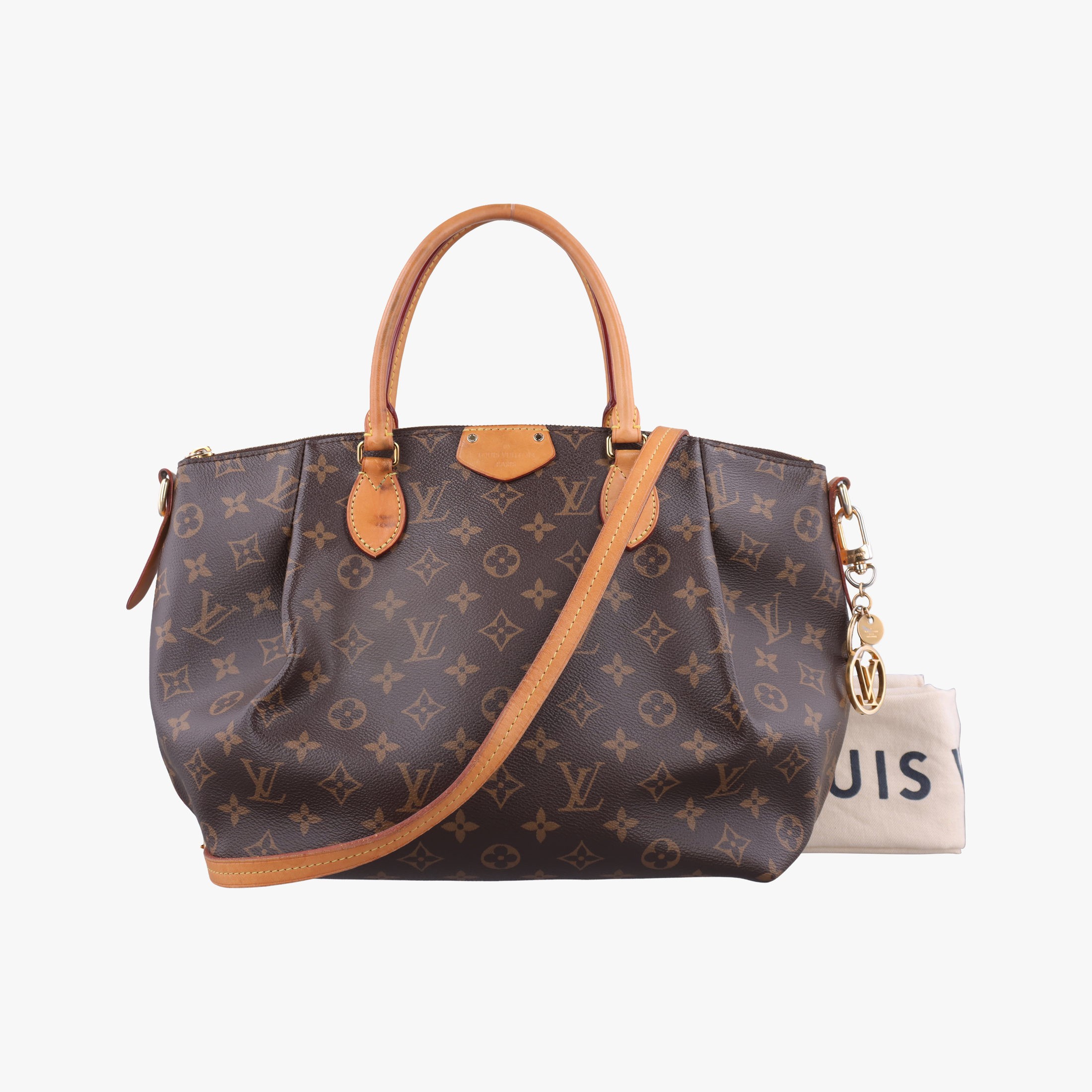 乐天商城 - 【中古】ルイヴィトンLouis VuittonテュレンMM モノグラム/ブラウン モノグラムキャンバス M48814 AH4166