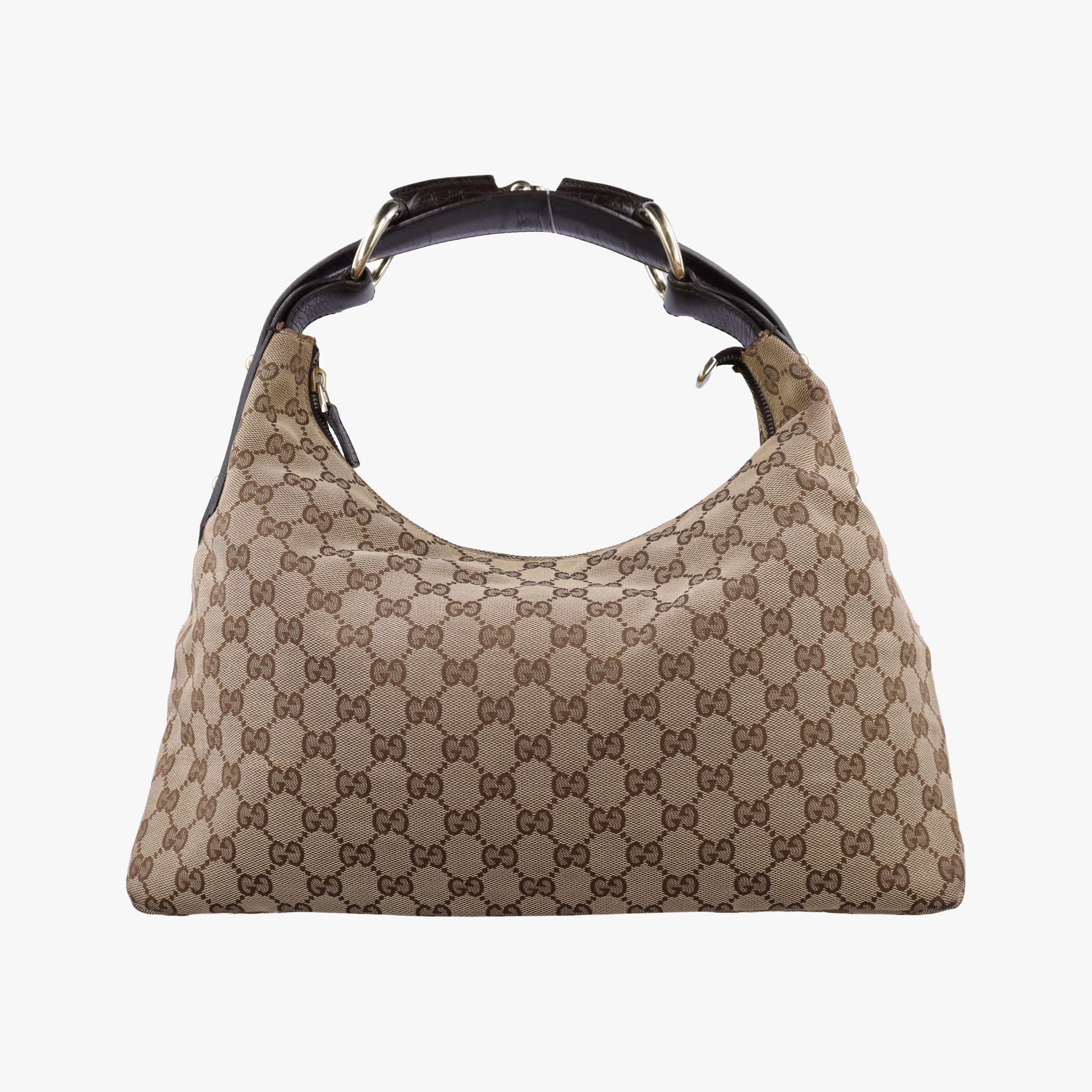 乐天商城 - 【中古】グッチGucciホースビット ブラウン キャンバス 115867 C3055594