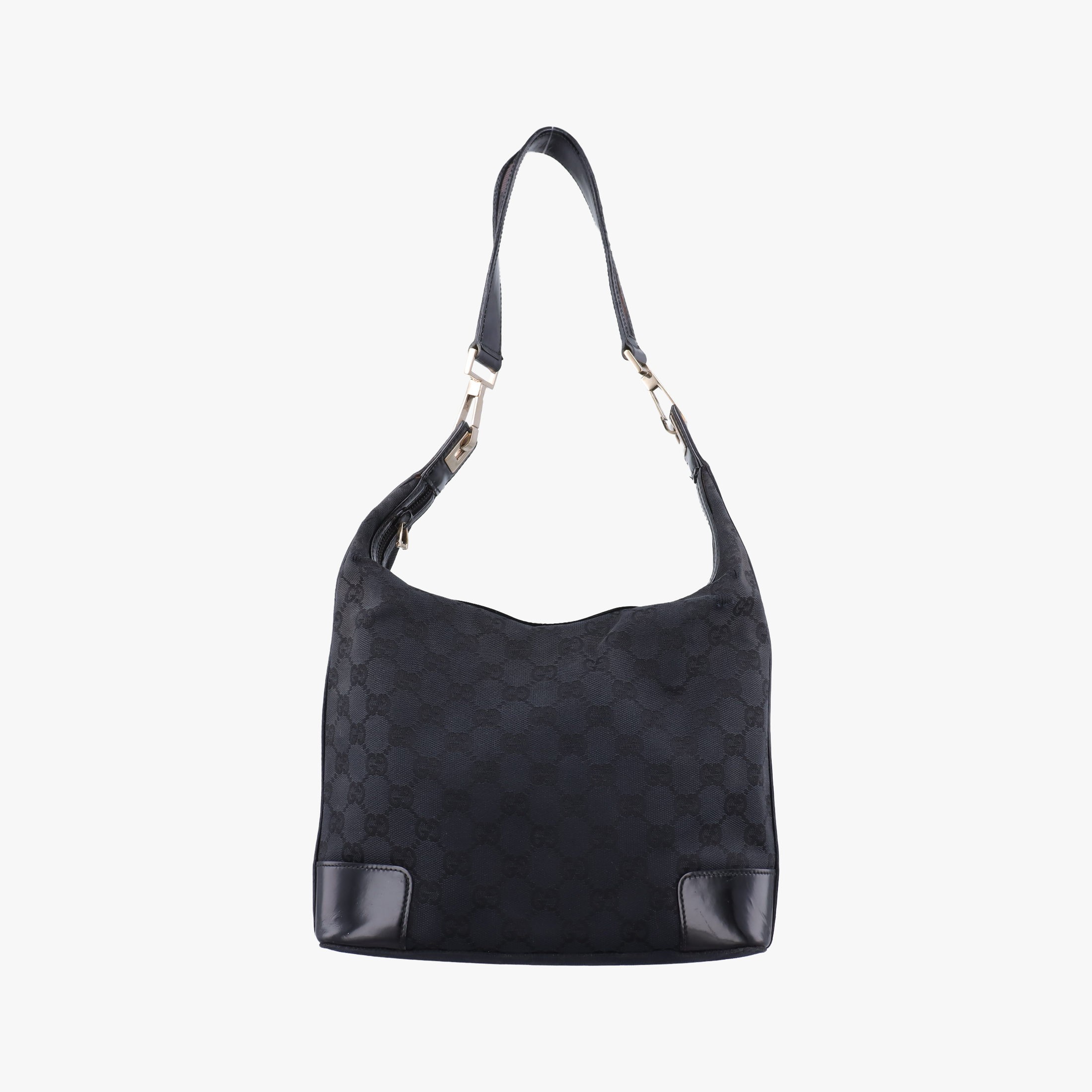【5%OFF限定 6/8 13時〜6/10 23時】グッチGucciホーボー ブラック キャンバス 001.42