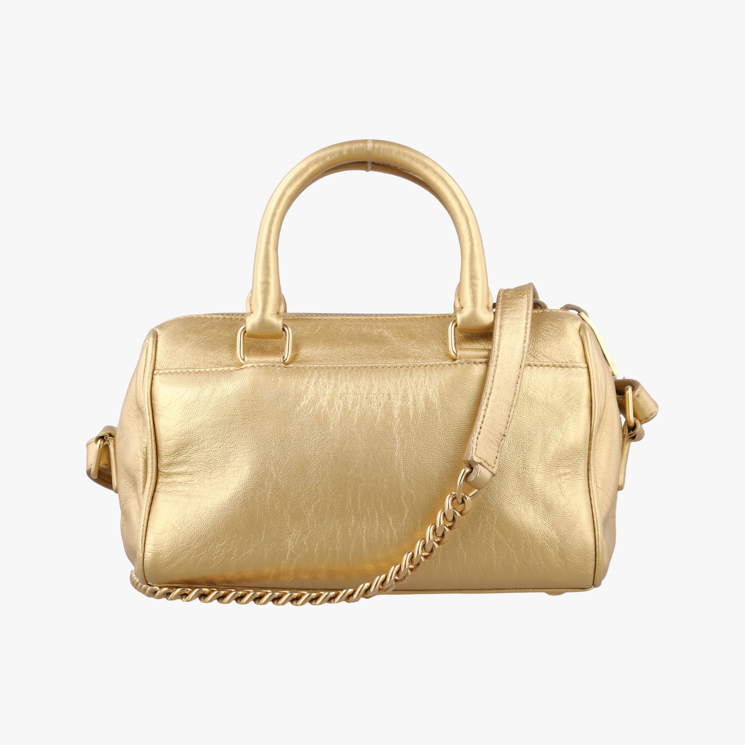 Rakuten - 【6/5限定★3%OFF＆P3倍】イヴサンローランYves Saint Laurentクラシック ベイビーダッフル ゴールド レザー 340238 CLD340238.1113