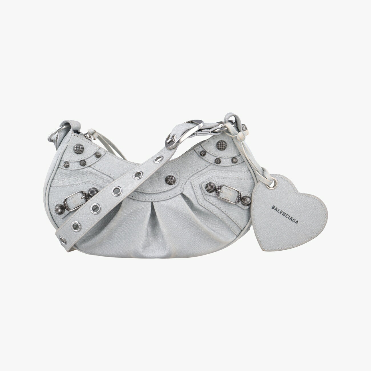美品 バレンシアガ ネオバスケット ショルダーバッグ シルバー かごバッグ AK4.jpg