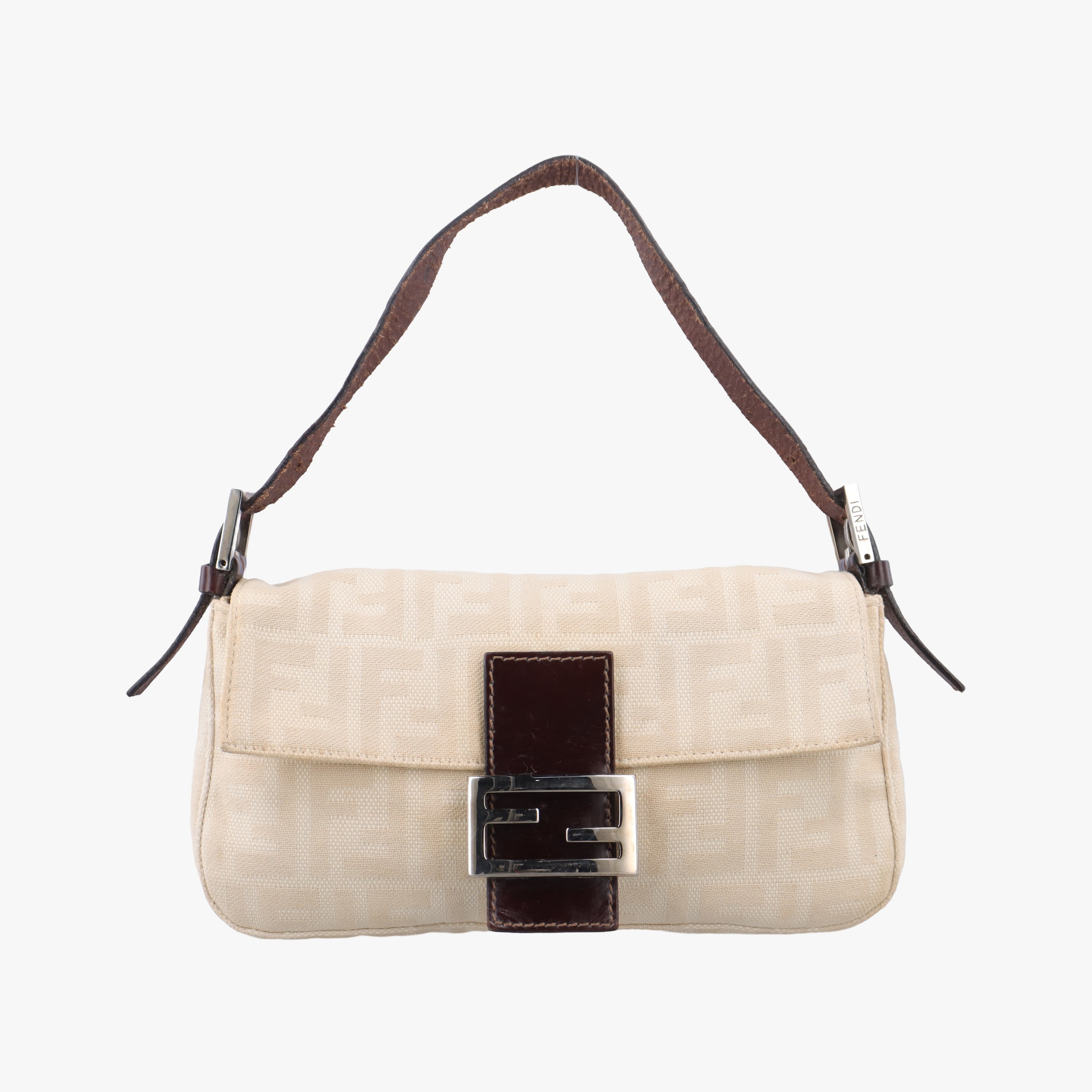 FENDI - 【中古】フェンディFendiバケット ベージュ キャンバス 222826 222826424.008