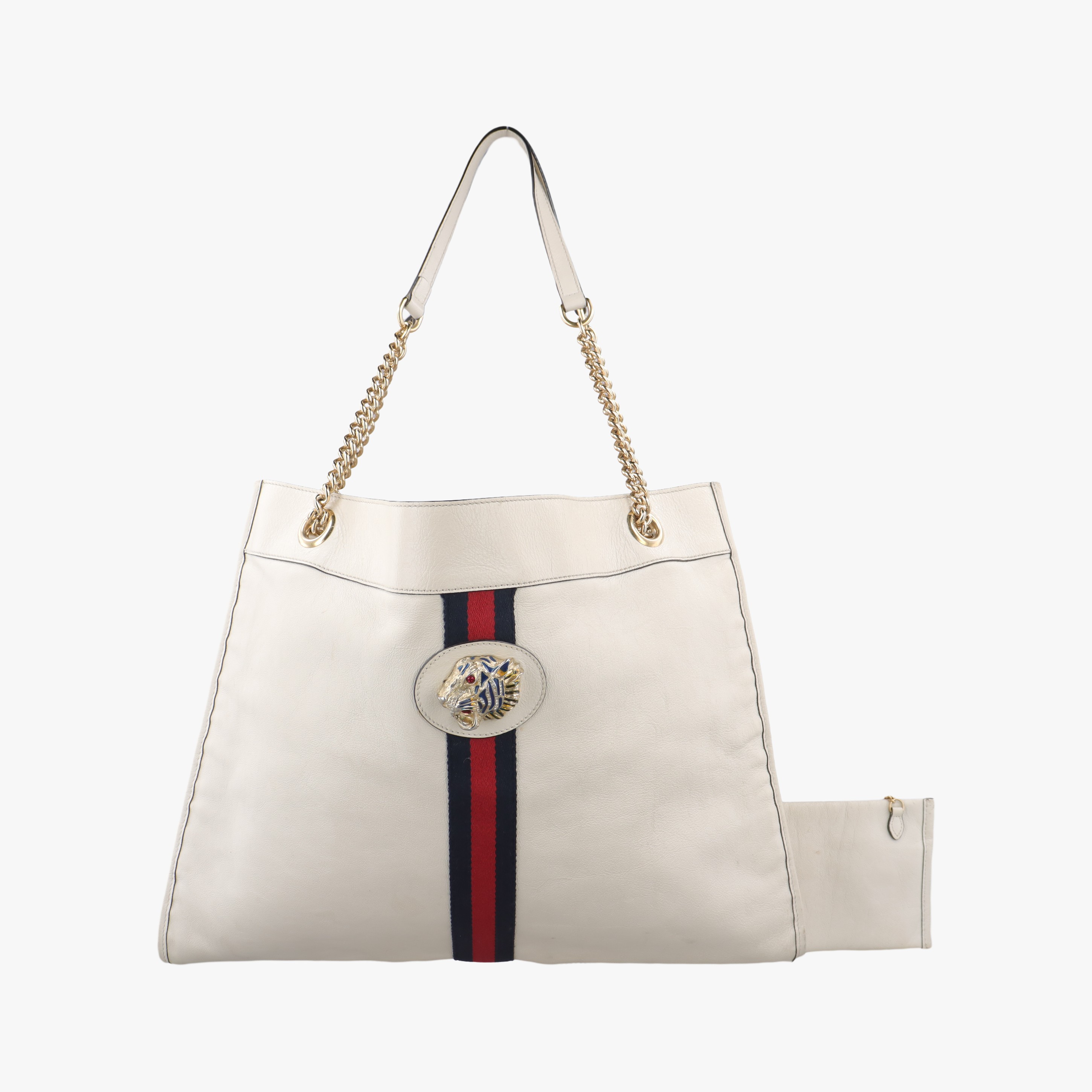 Rakuten - 【中古】グッチGucciラジャ ホワイト レザー 537219 F028041507