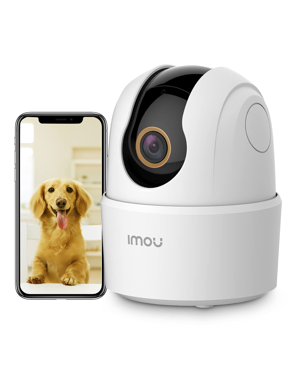 Imou Ranger2c ネットワークカメラ WiFi 1080P 2MP みまもりカメラ ベビーモニター 防犯カメラ ペットカメラ 監視カメラ 360°回転 スマート追跡 プライバシーマスク 暗視撮影 双方向音声会話 AI人間動作 異常音声検知 内蔵サイレン