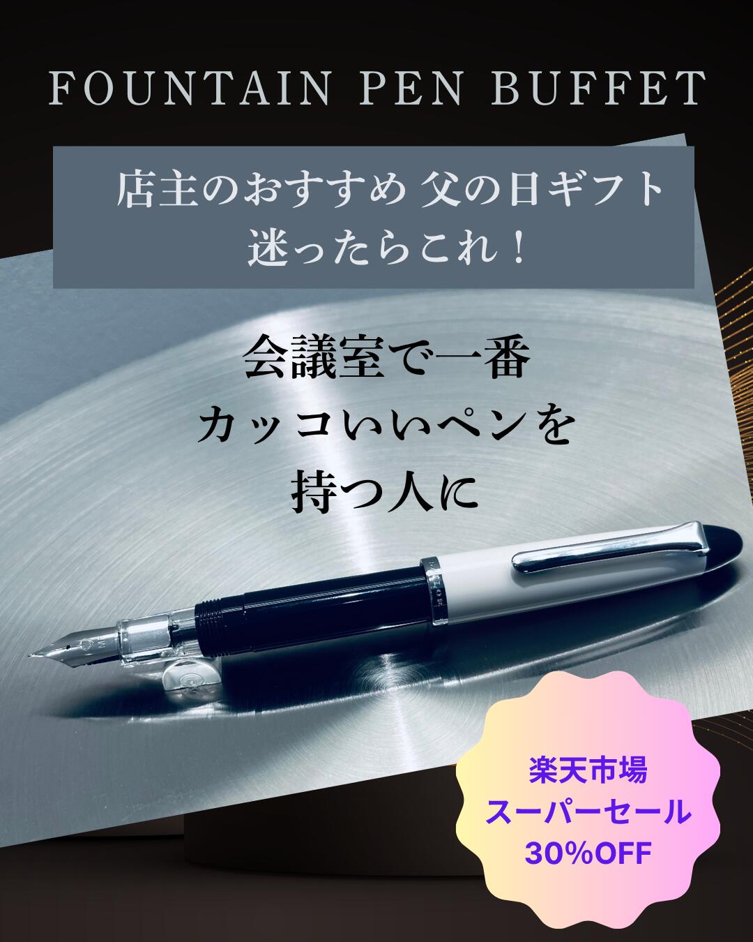  父の日 ギフト 誕生日 プレゼント 誕生日プレゼント 万年筆ビュッフェ セーラー万年筆 細字 初心者 ブルー 名入れ無料 かわいい おしゃれ 筆記具 筆記用具 オリジナル 日本製 style of lab