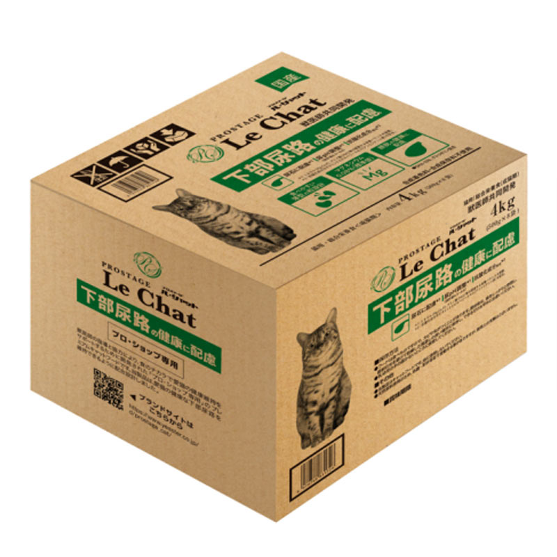Other Wet Food - [正規品] イースター　猫ドライ　プロステージ　ル・シャット　下部尿路の健康に配慮　4kg (500g x 8袋)　旧：ファーレF.L.U.T.(下部尿路)の健康維持　国産　ルシャット　キャットフード　成猫　小粒　多頭飼育