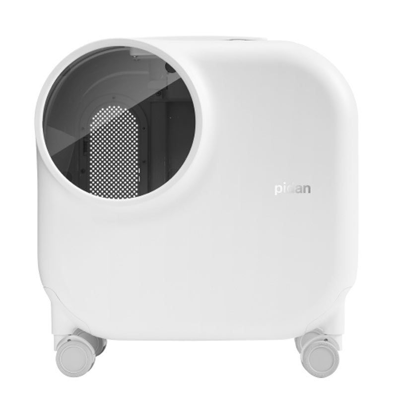 PIDAN 猫用 トラベルボックス (スマートペットトラベルボックス) 換気システム LEDライト付きキャリー キャリーケース キャリーバッグ キャリーカート ...