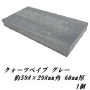 コンクリート 平板 敷石 庭 置くだけ クォーツペイブ グレー 約300×600mm角 厚み60mm 1枚 コンクリート平板 ブロック 外床 タイル ステップス...