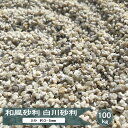 白川砂 美濃 白川 砂利 2分 約3mm−5mm 100kg 大量 化粧砂利 白川砂利 和風 枯山水 波紋 砂紋 日本庭園 敷き砂利 園芸 白川みか...