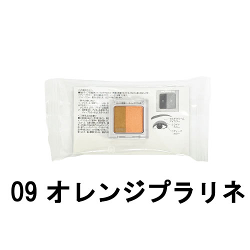 【あす楽】 オルビス ツイングラデーションアイカラー N 09 オレンジプラリネ ケース入り [ ORBIS おるびす アイシャドウ アイシャドー アイメイク アイカラー ラメ 華やか 発色 ブルべ イエベ ]