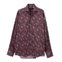 リバティプリント マーゲリート タナローン <MARGUERITE> ピンク 花柄 フラワー メンズ ドレスシャツ 長袖 綿100% カッタウェイ レギュラーフィット 25FA 2505ft 2507ft 2509KS 30par