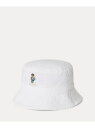 POLO RALPH LAUREN (ベビー)Polo ベア コットン ツイル バケット ハット ラルフローレン 帽子 ハット ホワイト【送料無料】