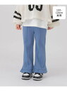 【SALE/20%OFF】GLOBAL WORK 100-120cm展開/裾フリルカットパンツ/291993 グローバルワーク パンツ ジャージ・スウェットパンツ ブルー グレー【RBA_E】