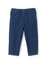 【SALE/50%OFF】petit main ストレッチイージーパンツ ナルミヤオンライン パンツ ジャージ・スウェットパンツ ネイビー グレー【RBA_E】