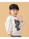 【SALE/30%OFF】ANPANMAN KIDS COLLECTION APKC/(K)チェックアップリケシルエットトレーナー アンパンマンキッズコレクショ...