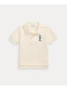 POLO RALPH LAUREN (ベビー)Polo ベア コットン メッシュ ポロシャツ ラルフローレン トップス ポロシャツ ベージュ【送料無料】