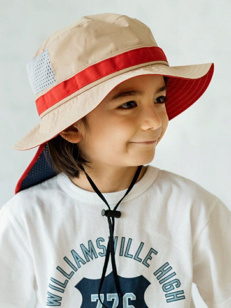 【SALE／30%OFF】SHIPS KIDS SHIPS KIDS:サファリハット 2019SS＜UVカット・撥水＞ シップス 帽子 ニット帽・ビーニー ベージュ ネイビー ブルー レッド ピンク【RBA_E】のサムネイル