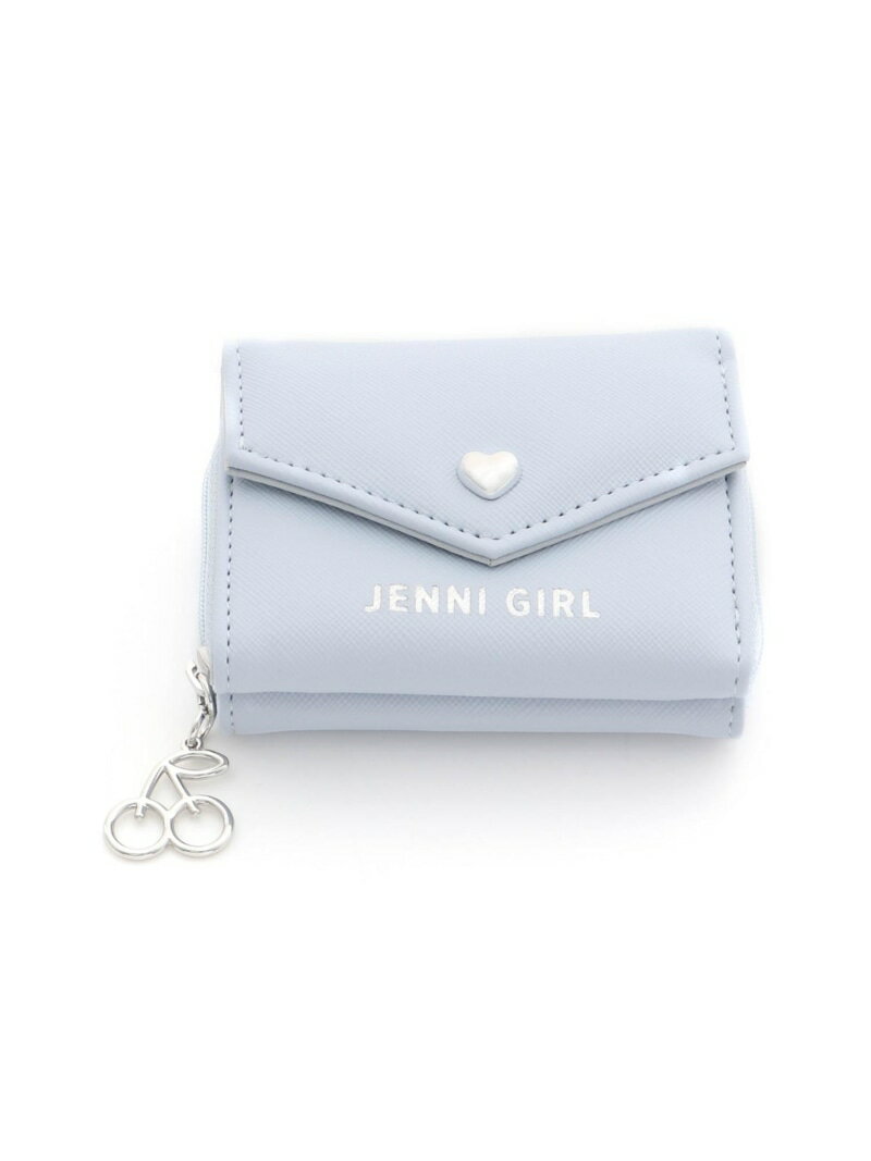 JENNI チェリーチャームミニウォレット ジェニィオンラインショップ 財布 ポーチ ケース 財布 ブルー ブラック パープル