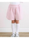 【SALE/20%OFF】BeBe 【お揃い】ブロッサムラメツイードショートパンツ(100~150cm) ベベ オンライン ストア パンツ キュロット ピンク【...