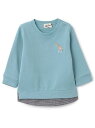 【SALE/50%OFF】Love&Peace&Money 【人気商品再入荷】【直営店で取り扱い無し】きりん刺しゅうトレーナー ナルミヤオンライン トップス ス...